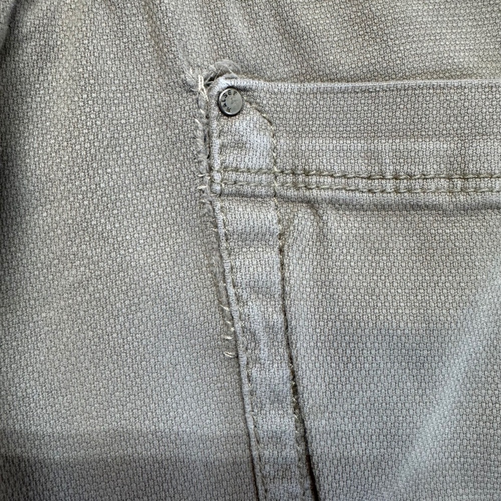 Halsey 44 Textured Dobby Pants Mens 34 Taupe Brown Good 5-Pocket Trousers - Picture 7 of 11